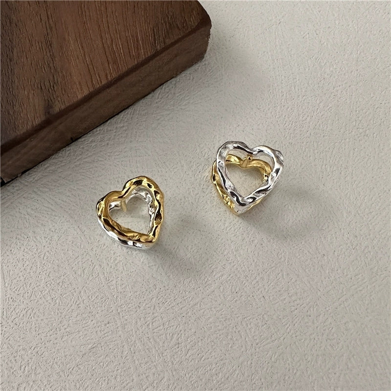 Twin Heart Earrings